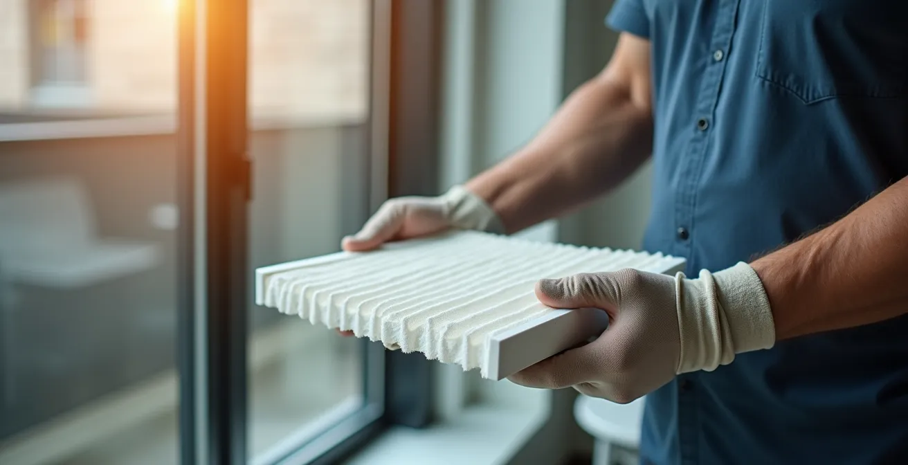 Maintenance professionnelle des filtres d'une VMC double flux