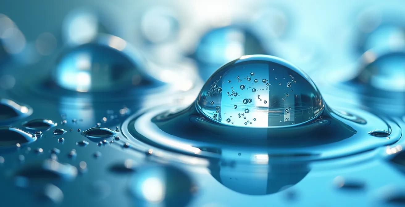 Visualisation microscopique du processus de neutralisation bactérienne par radicaux hydroxyles