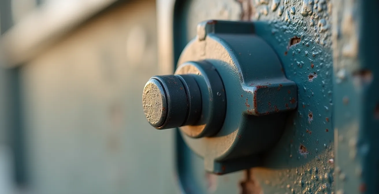 Sectionneur de proximité installé près d'une unité extérieure de pompe à chaleur
