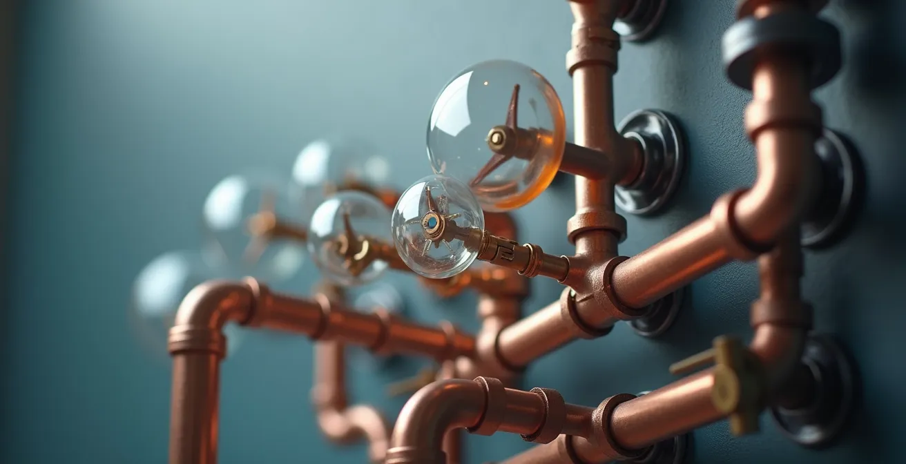 Schéma illustrant le concept de foisonnement dans une installation multi-split