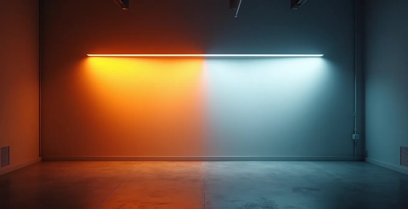 Comparaison visuelle entre flux d'air saccadé et flux constant d'un système Inverter